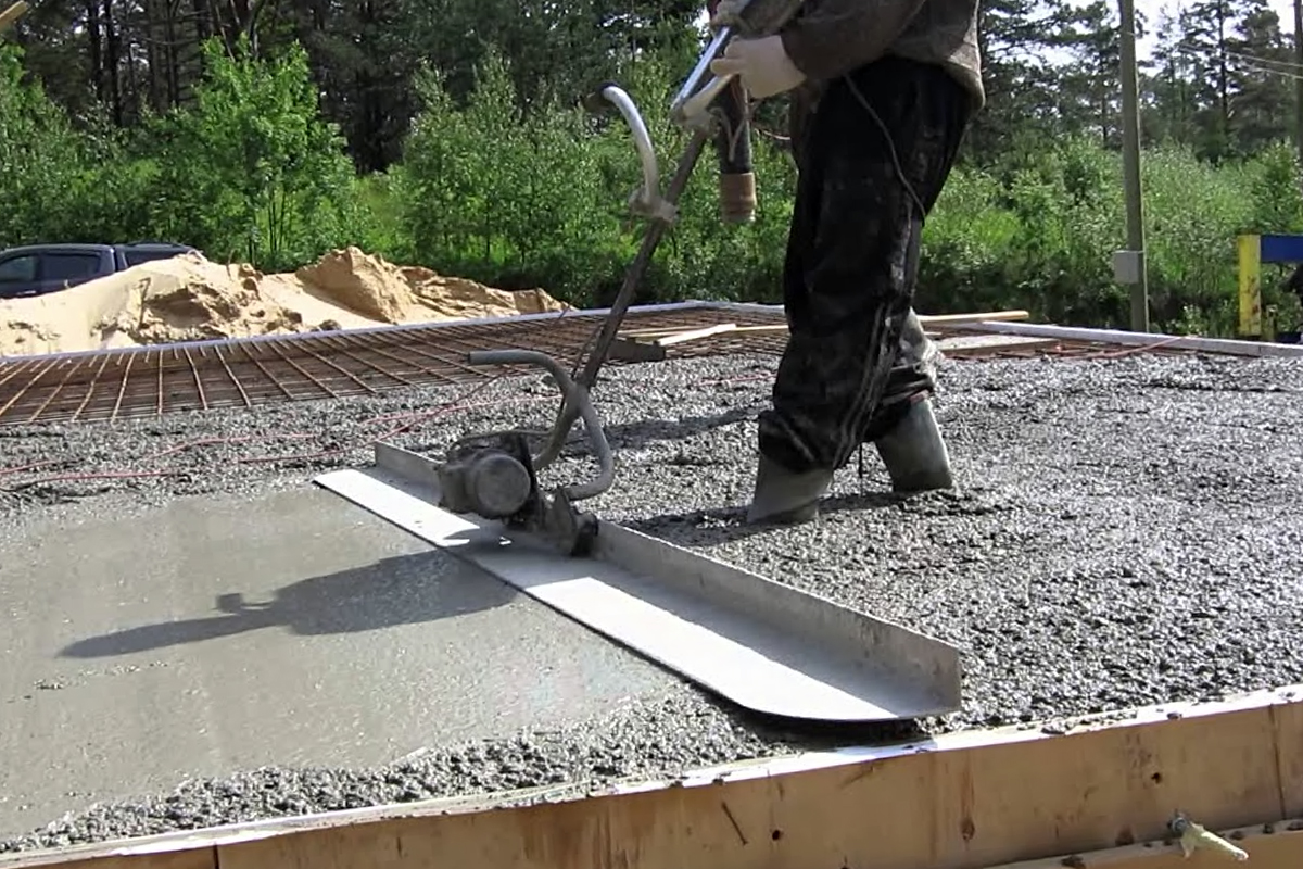 Заливка бетона – технологии, советы